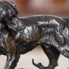 Jules Moigniez 19th Century French Bronze Of Setter With Hare Jules Moigniez 1835 1894  - 2870691