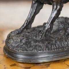 Jules Moigniez 19th Century French Bronze Of Setter With Hare Jules Moigniez 1835 1894  - 2870692
