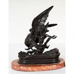 Jules Moigniez Antique Jules Moigniez French Bronze Sandrpiper Bird Sculpture - 4541968