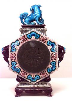 Jules Vieillard Chinoiserie Mantel Clock - 4321193
