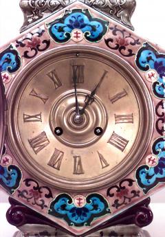 Jules Vieillard Chinoiserie Mantel Clock - 4321194