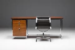 Jules Wabbes Executive Desk by Jules Wabbes for Mobilier Universel Belgium 1950s - 3548549