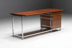 Jules Wabbes Executive Desk by Jules Wabbes for Mobilier Universel Belgium 1950s - 3548556
