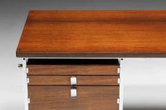 Jules Wabbes Executive Desk by Jules Wabbes for Mobilier Universel Belgium 1950s - 3548585