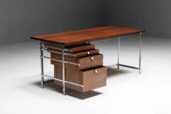 Jules Wabbes Executive Desk by Jules Wabbes for Mobilier Universel Belgium 1950s - 3548595