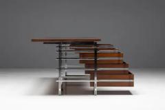 Jules Wabbes Executive Desk by Jules Wabbes for Mobilier Universel Belgium 1950s - 3560710