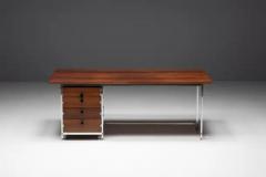 Jules Wabbes Executive Desk by Jules Wabbes for Mobilier Universel Belgium 1950s - 3560726