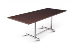 Jules Wabbes Jules Wabbes Desk Table Chrome Plated Steel For Mobilier Universel 1960s - 844771