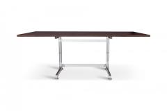 Jules Wabbes Jules Wabbes Desk Table Chrome Plated Steel For Mobilier Universel 1960s - 844777