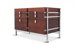 Jules Wabbes Jules Wabbes Mahogany Double Chest of Drawers for Mobilier Universel 1960s - 844352