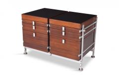 Jules Wabbes Jules Wabbes Mahogany Double Chest of Drawers for Mobilier Universel 1960s - 844356