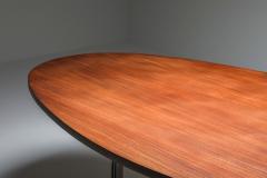 Jules Wabbes Jules Wabbes Oval Dining Table for Mobilier Universel 1960s - 1420992