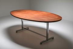Jules Wabbes Jules Wabbes Oval Dining Table for Mobilier Universel 1960s - 1421001