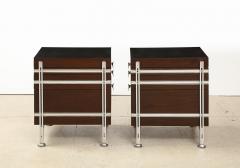 Jules Wabbes Pair of Mahogany Side Chests by Jules Wabbes for Mobilier Universel - 2543446