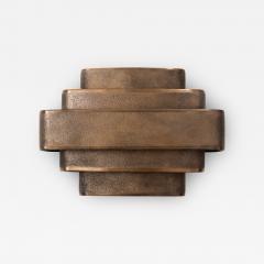 Jules Wabbes Raw bronze wall light - 2699410