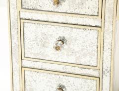 Julia Gray Mirrored Desk Vanity - 4424277