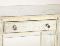 Julia Gray Mirrored Desk Vanity - 4424278