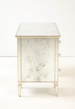 Julia Gray Mirrored Desk Vanity - 4424282