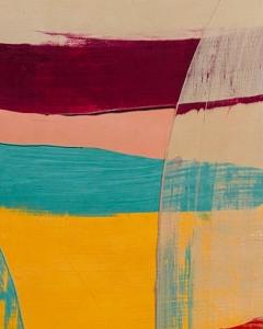 Julia Mark Bolder Strokes Acrylic on Canvas Signed France 1980 - 3351142