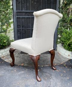 Julian Chichester Chippendale Style Carved Mahogany Ball Claw Side Chair W Faces - 1610192