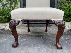 Julian Chichester Chippendale Style Carved Mahogany Ball Claw Side Chair W Faces - 1610195