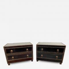 Julian Schnabel Julian Schnabel Mid Century Modern Style Nightstand End Table Chest a Pair - 2891245