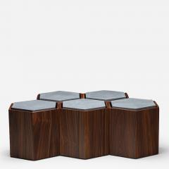 Juliana Lima Vasconcellos Set of Contemporary Modular Side or center Table or stool  - 1565315