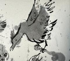 Juliet Kepes Cat Dog Bird Monkey Owl Lady Bug Portrait Alert Animals Illustration - 4221462