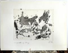Juliet Kepes Cat Dog Bird Monkey Owl Lady Bug Portrait Alert Animals Illustration - 4221471