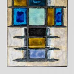 Juliette Belarti Juliette Belarti abstract ceramic top on wrought iron coffee table - 4521060