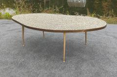 Juliette Derel Extraordinary Juliette Derel Attr Free Form Colorful Tile Top Coffee Table - 4349431