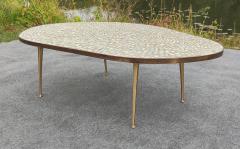 Juliette Derel Extraordinary Juliette Derel Attr Free Form Colorful Tile Top Coffee Table - 4349434
