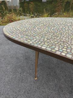 Juliette Derel Extraordinary Juliette Derel Attr Free Form Colorful Tile Top Coffee Table - 4349456