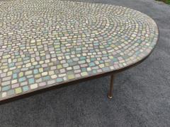 Juliette Derel Extraordinary Juliette Derel Attr Free Form Colorful Tile Top Coffee Table - 4349458