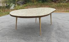 Juliette Derel Extraordinary Juliette Derel Attr Free Form Colorful Tile Top Coffee Table - 4349467