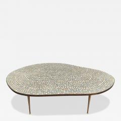 Juliette Derel Extraordinary Juliette Derel Attr Free Form Colorful Tile Top Coffee Table - 4351625