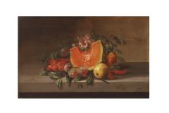 Juliette Felix Juliette Felix 1869 French Two Still Lifes with Fruit and Vegetables - 1527385