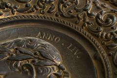 Julius Caesar Neoclassical Repouss in Patinated Copper 19th Century - 4394654