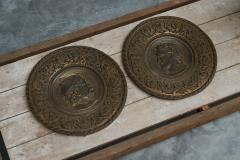 Julius Caesar Neoclassical Repouss in Patinated Copper 19th Century - 4394668