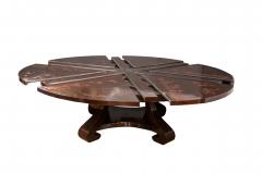 Jupe Style Expandable Dining Table Chinoiserie Finish American 20th Century - 2685558