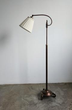 Just Andersen Adjustable Brass Floor Lamp Scandinavia 1920s - 4627935