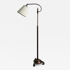 Just Andersen Adjustable Brass Floor Lamp Scandinavia 1920s - 4629407
