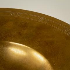 Just Andersen Art Deco Brass Bowl by Just Andersen Denmark 1930s - 4143378