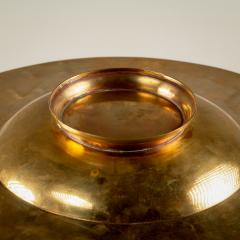 Just Andersen Art Deco Brass Bowl by Just Andersen Denmark 1930s - 4143382