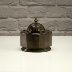 Just Andersen Bronze Inkwell GAB Sweden 1930s - 4099593