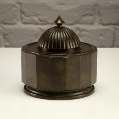 Just Andersen Bronze Inkwell GAB Sweden 1930s - 4099594