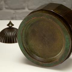 Just Andersen Bronze Inkwell GAB Sweden 1930s - 4099599