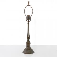 Just Andersen DANISH ARTIST JUST ANDERSEN DISKO METAL 1920S TABLE LAMP  - 4315361