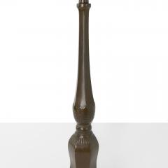 Just Andersen DANISH ARTIST JUST ANDERSEN DISKO METAL 1920S TABLE LAMP  - 4315362