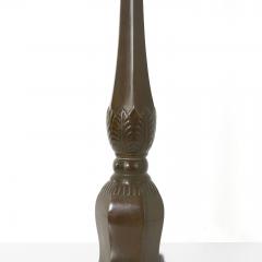 Just Andersen DANISH ARTIST JUST ANDERSEN DISKO METAL 1920S TABLE LAMP  - 4315363
